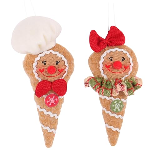 Csnbfiop 2pcs Lebkuchen Mann Plüschpuppen Set Handgefertigte Weihnachtsgefüllte Keksjunge Mädchen Figur Ornamente Hängen Anhänger Csnbfiop 2pcs Lebkuchen Mann Plüschpuppen Set Handgefertigte Weihnachtsgefüllte Keksjunge Mädchen Figur Ornamente Hängen Anhänger von Csnbfiop