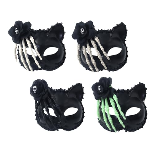 Csnbfiop Mehrfachpackungen Mit 4 Rosenskelett Masken Aus Kunststoff Bastelzubehör Für Die Entspannung Zu Hause Und Auf Reisen Hautpflege Für Den Täglichen Gebrauch Csnbfiop Mehrfachpackungen Mit 4 Rosenskelett Masken Aus Kunststoff Bastelzubehör Für Die Entspannung Zu Hause Und Auf Reisen Hautpflege Für Den Täglichen Gebrauch von Csnbfiop