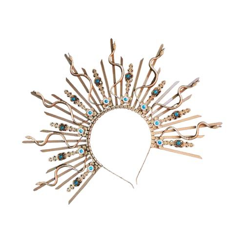 Csnbfiop Schlangenkopf Kronen Kopfschmuck Mythologie Haarschmuck Einzigartiges Schlangen Stirnband Geschenk Für Frauen Und Mädchen Modeliebhaber Csnbfiop Schlangenkopf Kronen Kopfschmuck Mythologie Haarschmuck Einzigartiges Schlangen Stirnband Geschenk Für Frauen Und Mädchen Modeliebhaber von Csnbfiop