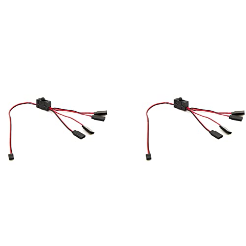 Ctwezoikmt 2PCS RC Servo 1 4 Y Drahtkabel LED Lichtsteuerung Netzschalter für JR Futaba RC Modell Ctwezoikmt 2PCS RC Servo 1 4 Y Drahtkabel LED Lichtsteuerung Netzschalter für JR Futaba RC Modell von Ctwezoikmt