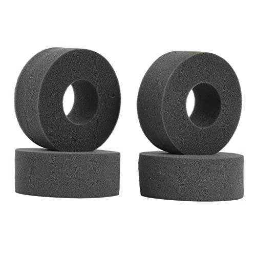 Ctzrzyt 4 Stück Reifen, 2,2 Zoll, weicher Schaumstoff, geeignet für 1/10 RC Chenille, 125 – 130 mm, Durchmesser 2,2 Zoll Reifen von Ctzrzyt