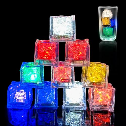 Cuackamily 12 Stück Badespielzeug Baby, LED Eiswürfel Badewannenspielzeug, Eiswürfel Leuchtend,Wasserspielzeug für 1 2 3 4 5 6 7 Jahre, Badewanne Spielzeug Dusche Spielzeug 1 2 3 4Jahre Baby Geschenk Cuackamily 12 Stück Badespielzeug Baby, LED Eiswürfel Badewannenspielzeug, Eiswürfel Leuchtend,Wasserspielzeug für 1 2 3 4 5 6 7 Jahre, Badewanne Spielzeug Dusche Spielzeug 1 2 3 4Jahre Baby Geschenk von Cuackamily