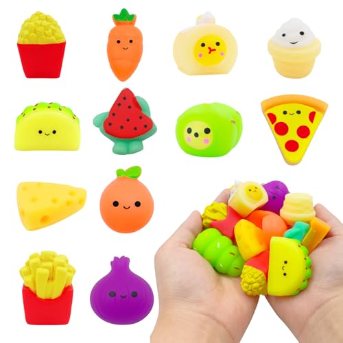 Cuackamily 12 Stück Mochi Squishy Toys Set, Mochi Mini Squeeze Spielzeug, Kawaii Squishy Stress Relief Spielzeug, Squishy Food Anti Stress Spielzeug Party Geschenke Dekoration für Jungen und Mädchen Cuackamily 12 Stück Mochi Squishy Toys Set, Mochi Mini Squeeze Spielzeug, Kawaii Squishy Stress Relief Spielzeug, Squishy Food Anti Stress Spielzeug Party Geschenke Dekoration für Jungen und Mädchen von Cuackamily