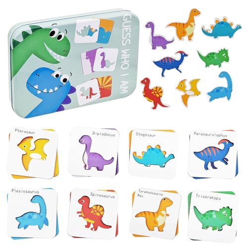 Cuackamily Holzpuzzle Spielzeug Gedächtnisspiel, Holzspielzeug Dinosaurier Holzpuzzle, Kinderspielzeug Montessori Spielzeug Lernspielzeug für Kinder, Geschenk für 123+ Jahren Jungen und Mädchen Cuackamily Holzpuzzle Spielzeug Gedächtnisspiel, Holzspielzeug Dinosaurier Holzpuzzle, Kinderspielzeug Montessori Spielzeug Lernspielzeug für Kinder, Geschenk für 123+ Jahren Jungen und Mädchen von Cuackamily