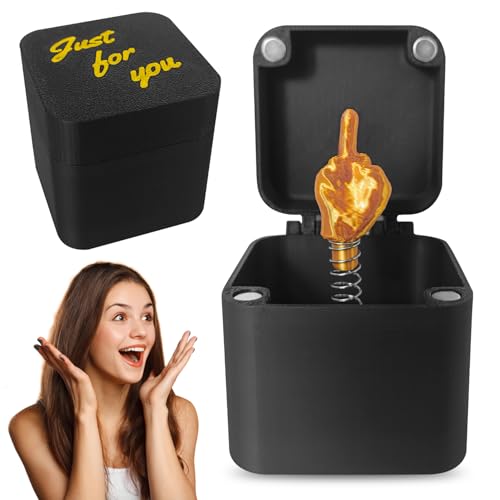 Cuackamily Mittelfinger in Einer Box, Middle Finger Surprise Gift Box, Mittelfinger-Überraschungsbox, Lustiger Streich, Mittelfinger Geschenk Box Prank Gifts für Erwachsene Büro Ornamente Cuackamily Mittelfinger in Einer Box, Middle Finger Surprise Gift Box, Mittelfinger-Überraschungsbox, Lustiger Streich, Mittelfinger Geschenk Box Prank Gifts für Erwachsene Büro Ornamente von Cuackamily