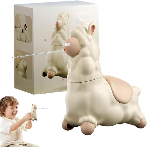 Lama Wasserpistole, Spuckendes Lama, Alpaca Aqua Blasters, Water Spray Pump Toy, Wasserpistole Kleinn, Badewannenspielzeug Spray, Wasserpistole Mädchen (1 Satz) von Cuaojk