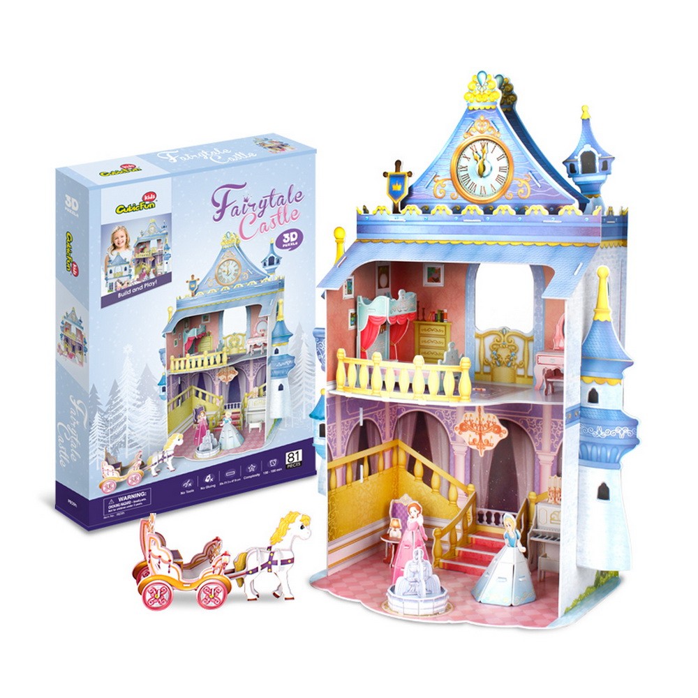 Cubic Fun 3D Puzzle - Fairytale Castle 81 Teile Puzzle Cubic-Fun-P809H von Cubic Fun