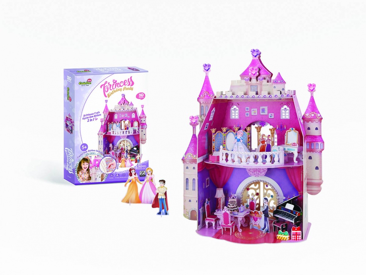 Cubic Fun 3D Puzzle - Princess Birthday Party 95 Teile Puzzle Cubic-Fun-E1622H von Cubic Fun