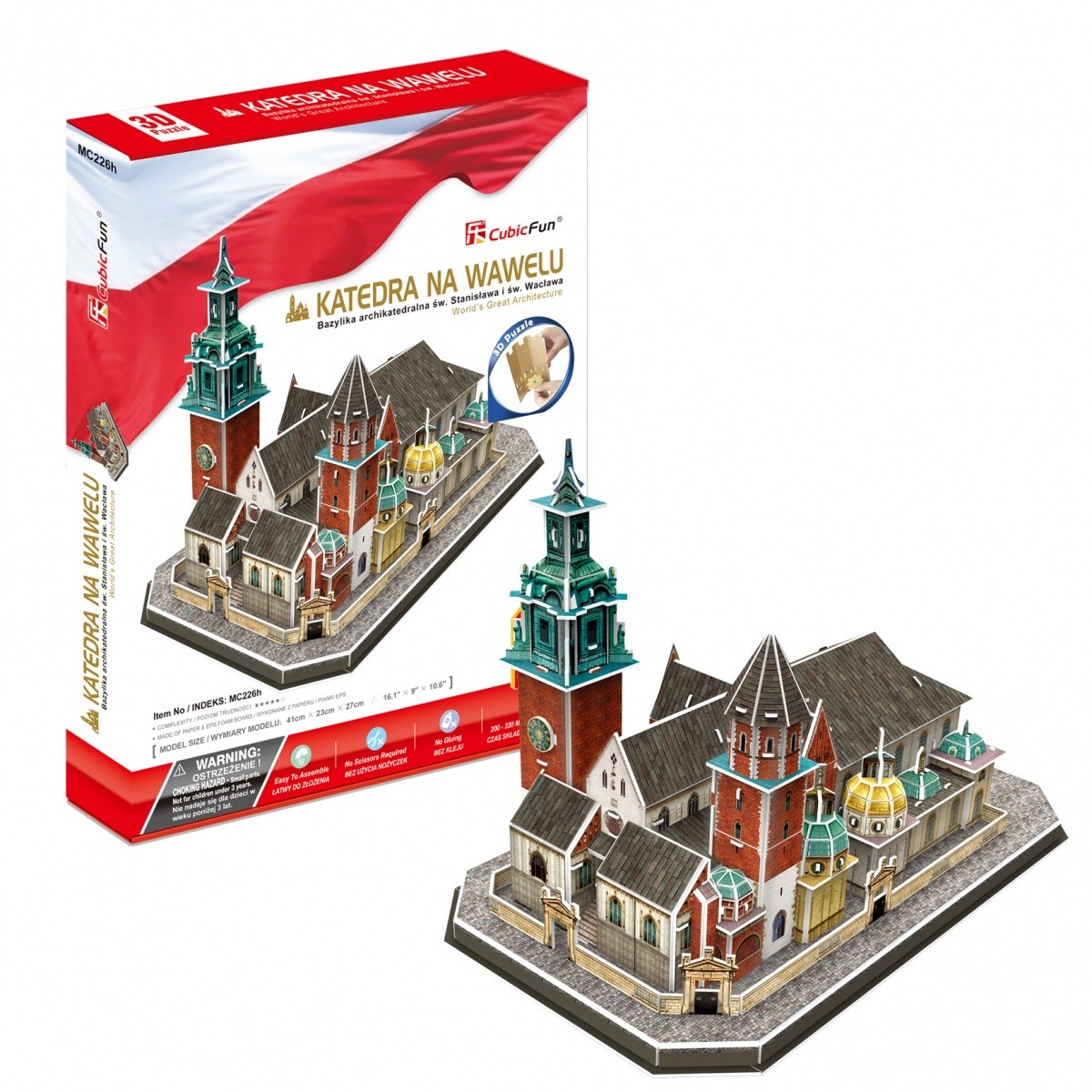 Cubic Fun 3D Puzzle - Wawel-Kathedrale 101 Teile Puzzle Cubic-Fun-MC226h von Cubic Fun