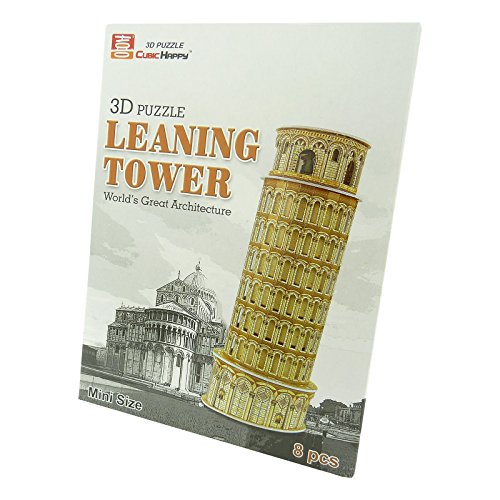 Cubic Happy Schiefer Turm von Pisa 3D Puzzle Spielzeug Miniatur Modell 8 Teile Cubic Happy Schiefer Turm von Pisa 3D Puzzle Spielzeug Miniatur Modell 8 Teile von Cubic Fun