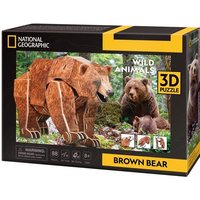 3D Puzzle Braunbär 3D Puzzle 88 Teile von CubicFun