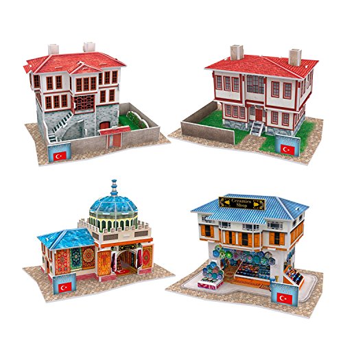 Cubic Fun 3D-Puzzle World Style-Series Turkiye Flavor-Set, vier Szenen Cubic Fun 3D-Puzzle World Style-Series Turkiye Flavor-Set, vier Szenen von CubicFun