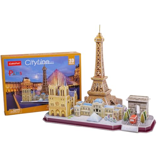 Cubic Fun – 3D Puzzle der Stadt Paris Online (771mc254) von CubicFun