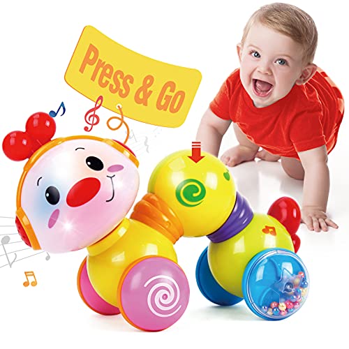 CubicFun Baby Musik Spielzeug für 6 Monate, Kriechendes und Singendes Musikalisches Babyspielzeug für Kleinkinder für 6 9 12 Monate Junge Mädchen von CubicFun