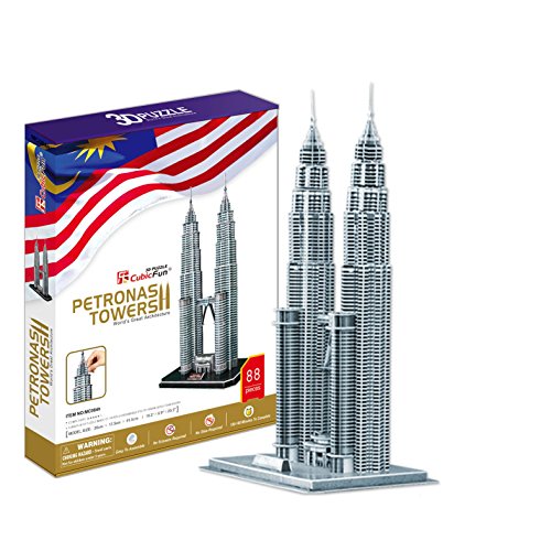 CubicFun 3D Puzzle MC-Serie Petronas Towers - Kuala Lumpur von CubicFun