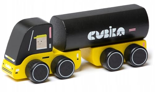 Tankwagen aus Holz, Gelb, 18 m + Cubika Tankwagen aus Holz, Gelb, 18 m + Cubika von Cubika