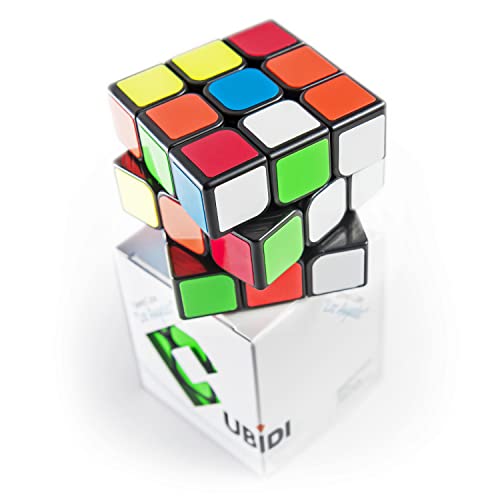 CUBIDI® Original Zauberwürfel 3x3 Klassisch - Typ Los Angeles | Speed Cube 3x3 mit optimierten Dreheigenschaften | Speed Cube für Anfänger und Fortgeschrittene von CUBIDI