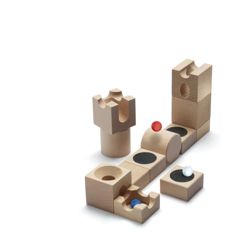 Cuboro Jump - Kugelbahn - das Extra Set für abenteuerliche Sprünge von Cuboro