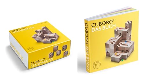 Kugelbahn Cuboro Sparset Standard 50 inkl. Cuboro Das Buch CUSET1 von Cuboro