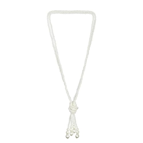 Cucudy Retro Stil 20er Jahre Accessoires Kostüm Damen und Herren Mafia Gatsby Kostüm Set Art Deco Flapper Party 1920s Gatsby Schmuck Damen Federboa Stirnband Accessoires Abschlussball Event von Cucudy