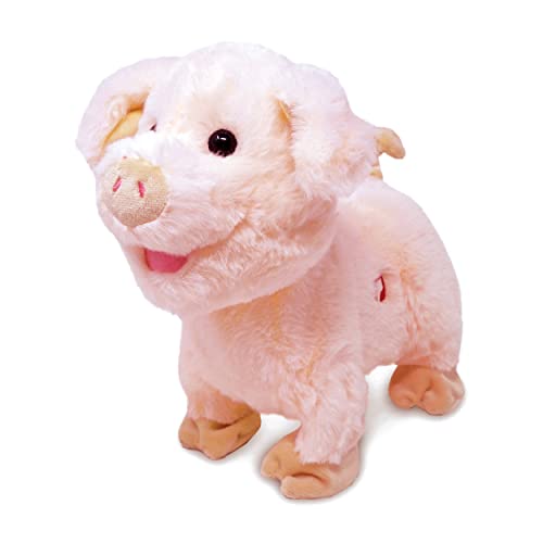 Cuddle Barn - Barnyard Buddies Pig | Animiertes Schweinchen Stofftier Bauernhoftier | Spaziergänge und spielt Song Farmer in The Dell, 20,3 cm Cuddle Barn - Barnyard Buddies Pig | Animiertes Schweinchen Stofftier Bauernhoftier | Spaziergänge und spielt Song Farmer in The Dell, 20,3 cm von Cuddle Barn