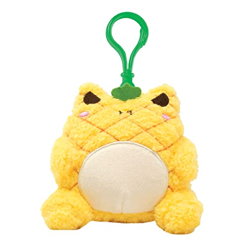 Cuddle Barn PlushGoals – Mini-Ananas-Wawa-Clip, weich, niedlich, Kawaii-Froggie, Plüschtier, Schlüsselanhänger, Taschenanhänger, Sammlerstück, 10,2 cm Cuddle Barn PlushGoals – Mini-Ananas-Wawa-Clip, weich, niedlich, Kawaii-Froggie, Plüschtier, Schlüsselanhänger, Taschenanhänger, Sammlerstück, 10,2 cm von Cuddle Barn