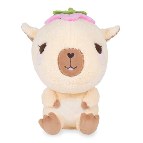 Cuddle Barn PlushGoals – Penelope The Pretty Capybara | Super Soft Cute Kawaii Flower Collectible Stuffed Animal Plush, 25,4 cm von Cuddle Barn