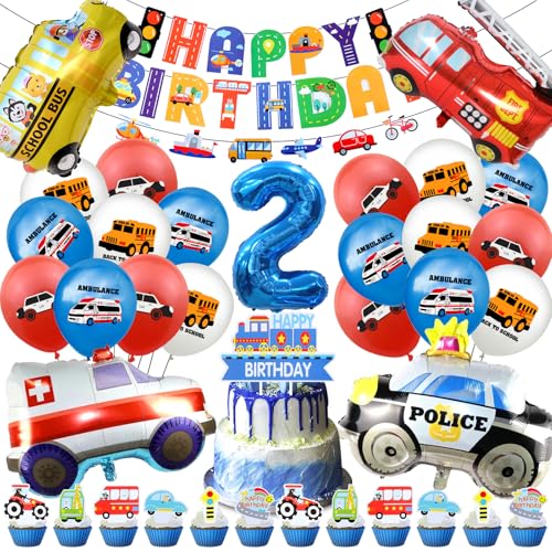 Auto Deko Geburtstag 2 Jahre,Cars Geburtstagsdeko für Jungen Mädchen,52 Pcs Feuerwehrfahrzeuge Truck Kindergeburtstag Deko Luftballon,Polizeiauto Motorrad Ballons Helium Party Dekoration Auto Deko Geburtstag 2 Jahre,Cars Geburtstagsdeko für Jungen Mädchen,52 Pcs Feuerwehrfahrzeuge Truck Kindergeburtstag Deko Luftballon,Polizeiauto Motorrad Ballons Helium Party Dekoration von Cuidongsheng