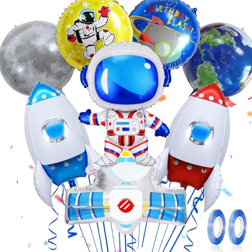 Weltraum Folienballon 8 Stück,Weltraum Kindergeburtstag Deko Junge Mädchen,Astronaut Geburtstagsdeko Ballons,Weltraum Party Deko,Weltraum Thema Luftballons Dekoration,Rakete Ballon Helium Weltraum Folienballon 8 Stück,Weltraum Kindergeburtstag Deko Junge Mädchen,Astronaut Geburtstagsdeko Ballons,Weltraum Party Deko,Weltraum Thema Luftballons Dekoration,Rakete Ballon Helium von Cuidongsheng