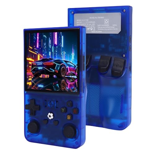 2025 Neues R36MAX Retro -Portal -Spielkonsole mit 64/128G, Build in 30 Emulatoren, Open Source -Handlaptop 4 Zoll HD -Video -Player (64G) von Cuifati