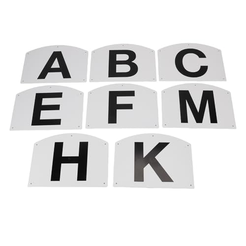 Cuifati Alphabet Dressur, Dressurbuchstaben Wandmontage 8pcs Plastik Multifunktional für den Club Cuifati Alphabet Dressur, Dressurbuchstaben Wandmontage 8pcs Plastik Multifunktional für den Club von Cuifati