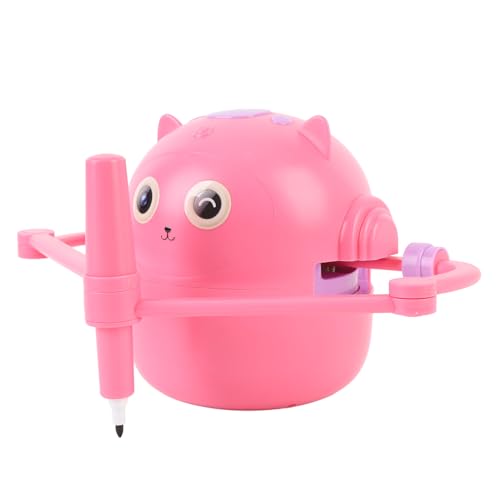 Cuifati Roboter Zeichnen für Kinder, Interaktiver Bildungsschild Roboter mit 100 Zeichenkarten, Intelligentes Bildungsroboterspielzeug für Mädchen und (PINK) von Cuifati