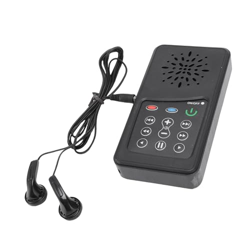 Cuifati Schriftspieler, Leichtgewicht 8G Solar Powered Scripture Player Smart Memory für Indoor (Italienisch, KJV Musik, Hebräisch, 267 Hymne) von Cuifati