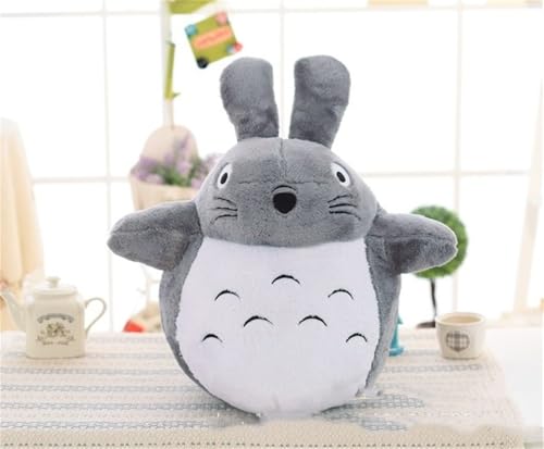 Culcenor Totoro Plüschkissen,Weiches Kuscheltier & Stofftier in Katzenform, Anime Dekokissen & Umarmungskissen, Plüschfigur für Sofa, Bett, Geschenk für Kinder, Mädchen & Freundin (#2B (18-20CM)) von Culcenor