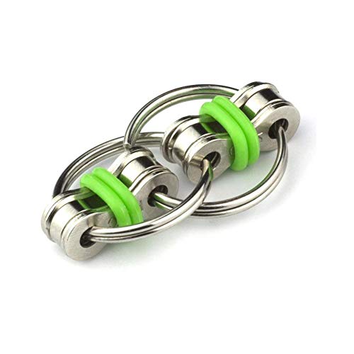 Dekomprimierung Anhänger Schlüsselanhänger Fidget Keyring Kette Schnalle Entlastet Druck Spielzeug Metall Hand Spinner-Spielzeug von CULER