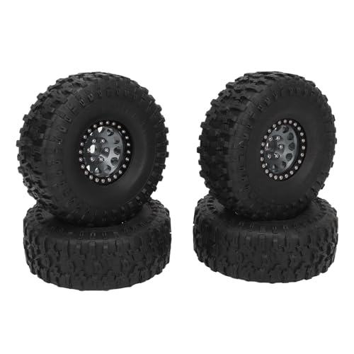 Culnflun 1,9 -Zoll -RC -Crawler -Gummireifen 12 Loch Aluminium Leichtmetallräder Hub für scx10 1/10 Stoßdämpfer Verschleiß Widerstandsdauerhaftes Material (Ti Color) von Culnflun