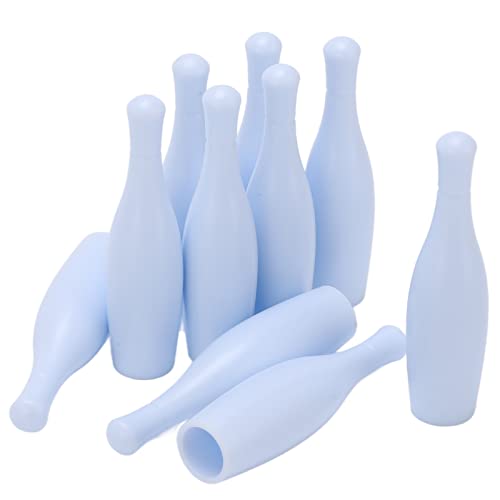 Culnflun 10 PCs Mini Bowling -Bälle Kinder Set Plastik tragbare Bowlingbälle Spielzeugspiele Kinder Innen im Freien von Culnflun