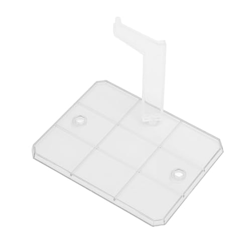 Culnflun 10 Sets Aktion Figure Stand Assembly Displayhalter Basis Puppenmodell Unterstützung für 1/144 Spielzeugheimdekor Geeignete Modellierungsstabilität Dauerhaft (Transparent) von Culnflun
