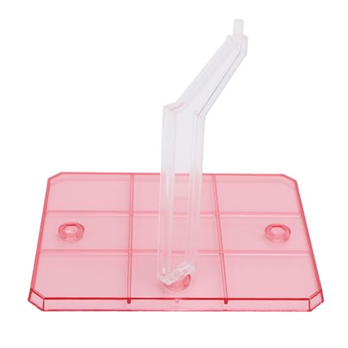 Culnflun 10 Sets Aktion Figure Stand Assembly Displayhalter Basis Puppenmodell Unterstützung für 1/144 Spielzeugheimdekor Geeignete Modellierungsstabilität Dauerhaft (Transparent Red) von Culnflun