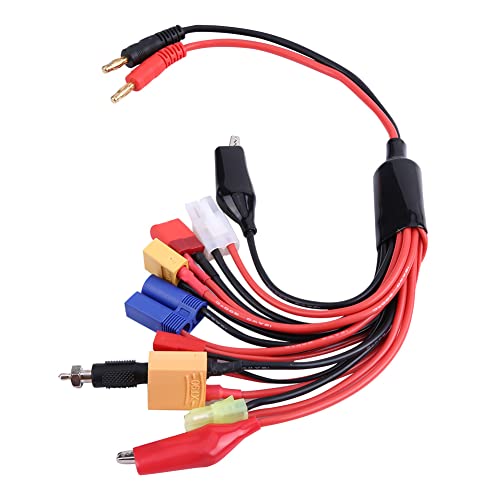 Culnflun 11 in 1 RC Multi Charger Steckadapter -Ladekabel für RC -Autos, für RC -Cars -Drohnen -Boote mit XT60 XT90 Deans EC5 JST -Steckverbinder Culnflun 11 in 1 RC Multi Charger Steckadapter -Ladekabel für RC -Autos, für RC -Cars -Drohnen -Boote mit XT60 XT90 Deans EC5 JST -Steckverbinder von Culnflun