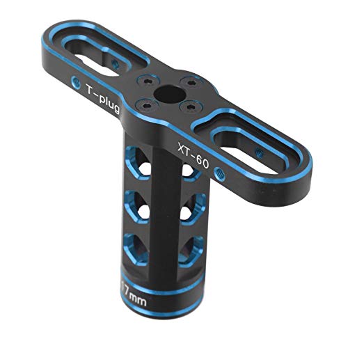 Culnflun 17mm RC -Sechskantnusshülle, 17 mm/0,7 Zoll RC Sechskantnuss -Sockel Aluminium -Legierung T -Hülle Wartungstool für 1/8 RC Offroad Racing Car (Blau) von Culnflun