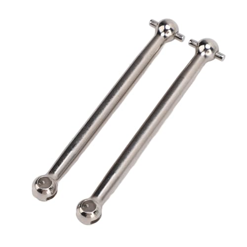 Culnflun 2 Stück CVD Metall Auto Antriebswelle Zubehör Ersatz Eisenwelle WLtoys RC Auto 124008 Culnflun 2 Stück CVD Metall Auto Antriebswelle Zubehör Ersatz Eisenwelle WLtoys RC Auto 124008 von Culnflun