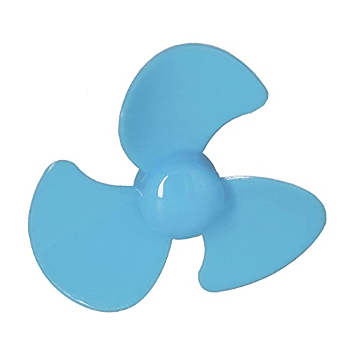 Culnflun 3 Blades Propeller ABS Turning Propeller Ersatz 50 mm DIY -Auto -Modellzubehör 10pcs für Fernbedienungsautos und Spielzeug eingestellt (Blau) von Culnflun