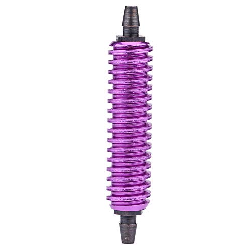 Culnflun Aluminium -Legierung RC Autokühler Hochleistung Rückendruckkühler Kraftstoff Tank Kühler für RC 1/8 1/10 Nitro Car Gold Blue Purple 52mm 7g von Culnflun