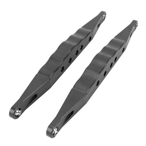 Culnflun Aluminium -Legierung hinten untere ablaufende Arme Leichte Haltbarkeit für Baja Rey RC Auto (Black) von Culnflun