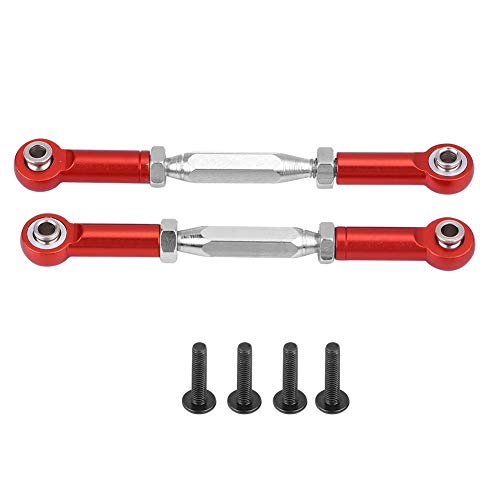 Culnflun Aluminium -Legierungs -Aufhängung Armverknüpfungsstangen hintere obere Lenkverknüpfung für Himoto E10MTL E10MT E10BP 1/10 RC -Auto (33206R Red) von Culnflun