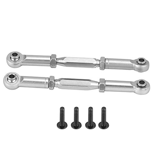 Culnflun Aluminium -Legierungs -Aufhängung Armverknüpfungsstangen hintere obere Lenkverknüpfung für Himoto E10MTL E10MT E10BP 1/10 RC -Auto (33206S Silver) von Culnflun