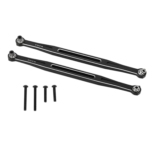 Culnflun Aluminum Alloy Toe Links Durability Front Steering Rod RC Car Replacement for 1/6 8S (Black) von Culnflun