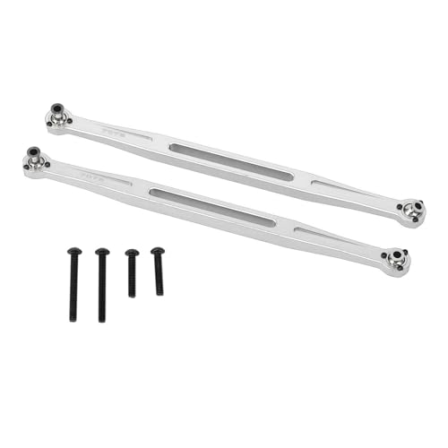 Culnflun Aluminum Alloy Toe Links Durability Front Steering Rod RC Car Replacement for 1/6 8S (Silver) von Culnflun