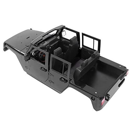 Culnflun CAR Body Shell, RC Open 1/10, ABS -Karosserie -Accessoire Premium 313 mm Radstand, geeignet für SCX10 90046 1/10 RC -Automodell (Black) von Culnflun